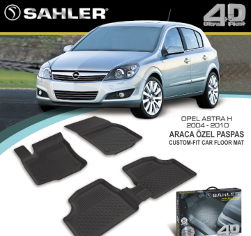Opel Astra H 2004-2010 Arası 4.5D Havuzlu Araba Paspası Sahler