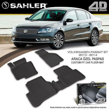 Passat B7 2010-2014 Arası 4.5D Havuzlu Araba Paspası Sahler