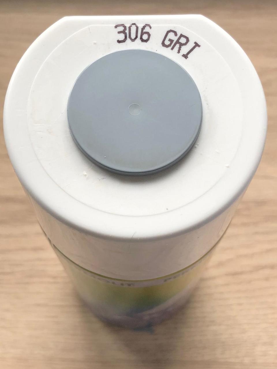 AKÇALI 306 Gri Sprey Boya 400 ML (RAL 7001 )