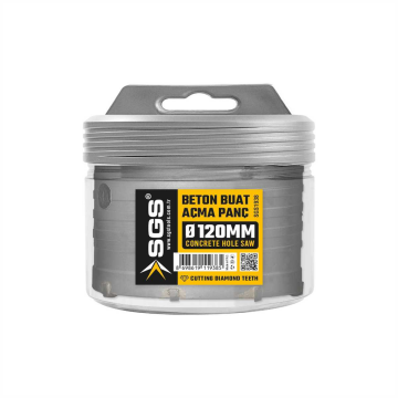 SGS1938 - 120mm Elmaslı Beton Delme - Buat Açma Pançı (Adaptörsüz)