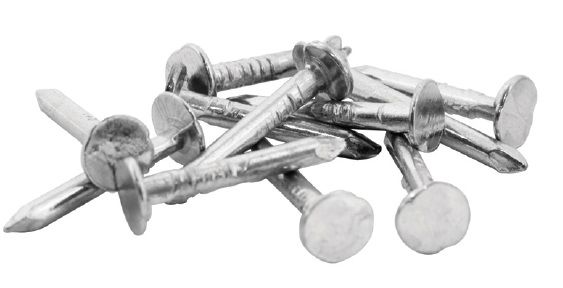 4x40mm Beyaz Çizgili Çelik Çivi (100 Adet)