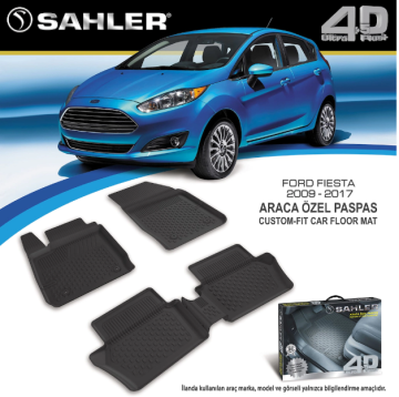 Ford Fiesta 2009-2017 Arası 4.5D Havuzlu Araba Paspası Sahler