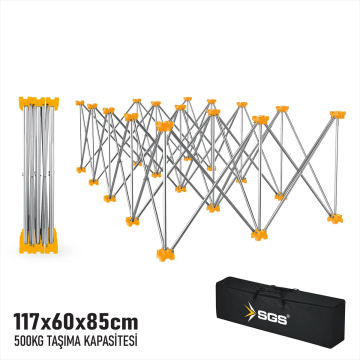 SGS921 - KATLANIR ÇALIŞMA TEZGAHI ALÜMİNYUM 117*60*85 CM