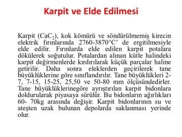 Fıçı Karpit (Kalsiyum Karbür CaC2) 50 KG (Made in Slovakya)