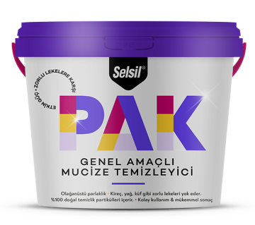 SELSİL Pak Genel Amaçlı Mucize Temizliyici 500 Gram - 12 ADET