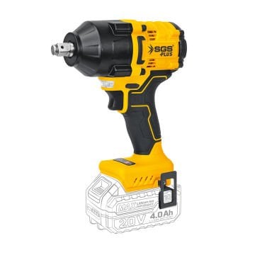 SGS5503 - 1/2 - 20 Volt 4 Amper 650 Nm Tork Aküsüz Darbeli Somun Sıkma Sökme Makinası