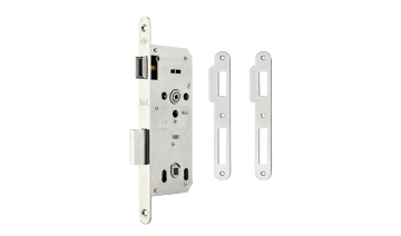 KALE KİLİT 149 R Banyo - WC Kilidi Kolsuz Rulmanlı Rozet Delikli Oval Krom 45 mm
