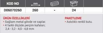 DHT Perçin Tabancası 260 mm