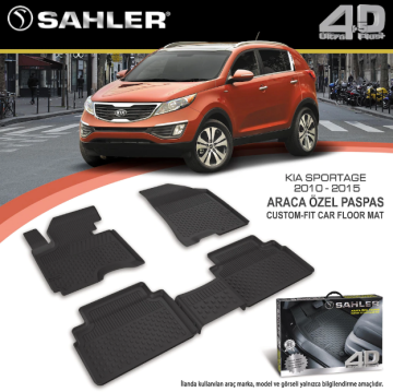 Kia Sportage 2010-2015 Arası 4.5D Havuzlu Araba Paspası Sahler