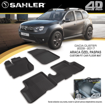 Dacia Duster 2009-2017 Arası 4.5D Havuzlu Araba Paspası Sahler