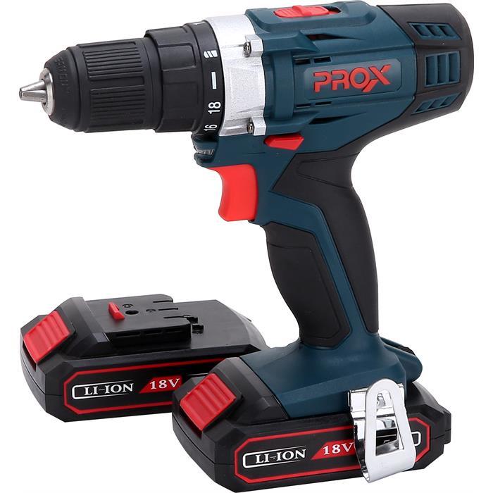 PROX Profesyonel Çift Akülü Vidalama 18 Volt / Çantalı