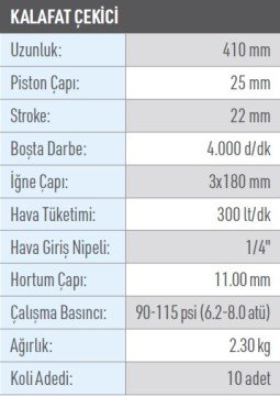 OSAKA OPT-P 20 Kalafat Çekici 410mm