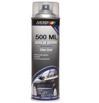 MOTİP Üniversal Akrilik Şeffaf Vernik Sprey 500 ML