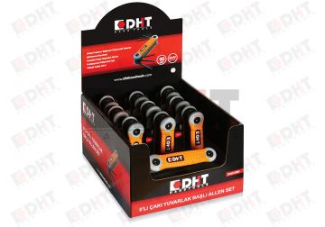 DHT Çakı Yuvarlak Başlı Allen Seti 8'Li