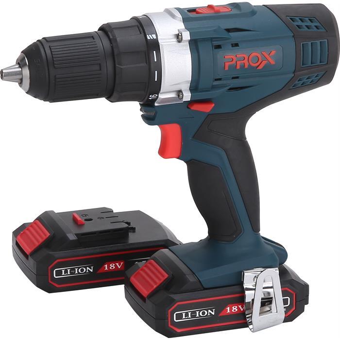 PROX Profesyonel Çift Akülü Vidalama 18 Volt / Çantalı