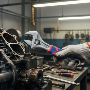 WORKPRO WP272012 250mm Cr-V Profesyonel Kurbağacık Anahtar