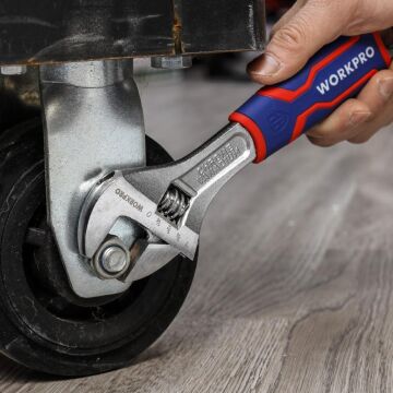 WORKPRO WP272013 300mm Cr-V Profesyonel Kurbağacık Anahtar