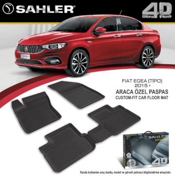 Fiat Egea 2014- Sonrası 4.5D Havuzlu Araba Paspası Sahler