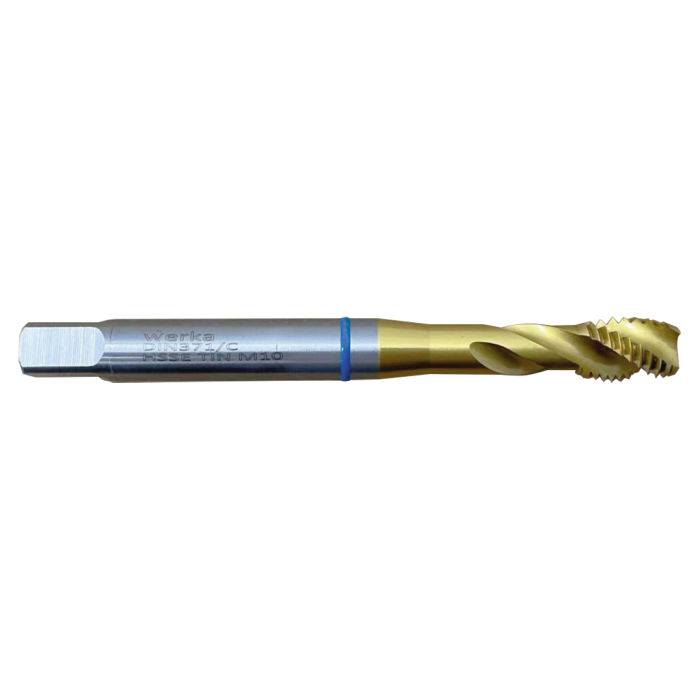 DIN371/B-376/B HSSE-TiN %5 Co Yüksek Performans 35° Helis Makine Kılavuzu  M3x0.5