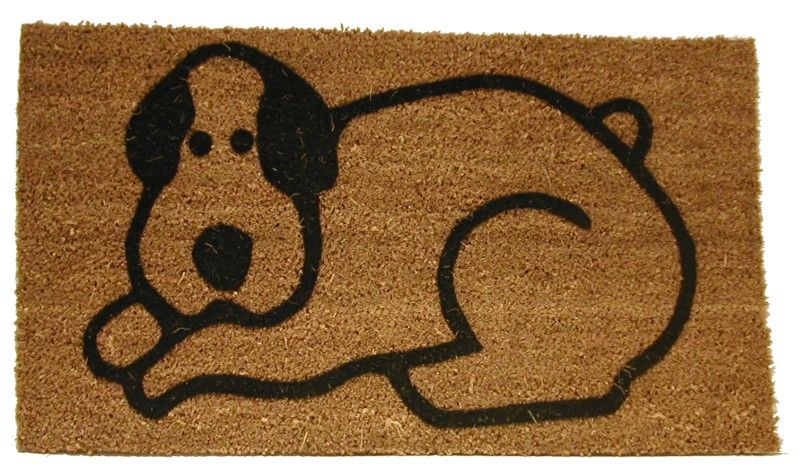 PVC Tabanlı Flok Kabartma Desenli KoKo Kıl Paspas 40 x 70 cm