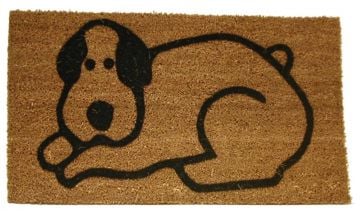 PVC Tabanlı Flok Kabartma Desenli KoKo Kıl Paspas 40 x 70 cm