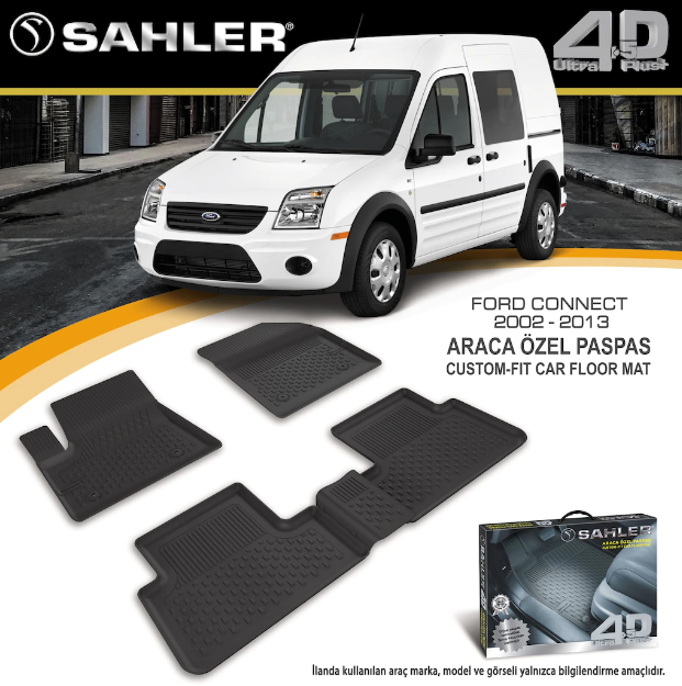 Ford Connect 2002-2013 Arası 4.5D Havuzlu Araba Paspası Sahler