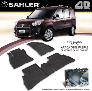 Fiat Doblo 2010- Sonrası 4.5D Havuzlu Araba Paspası Sahler