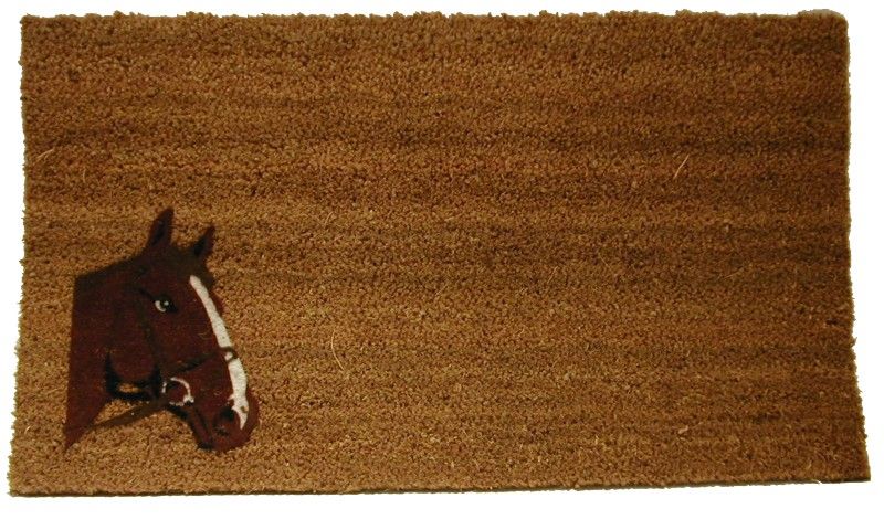 PVC Tabanlı Flok Kabartma Desenli KoKo Kıl Paspas 40 x 70 cm