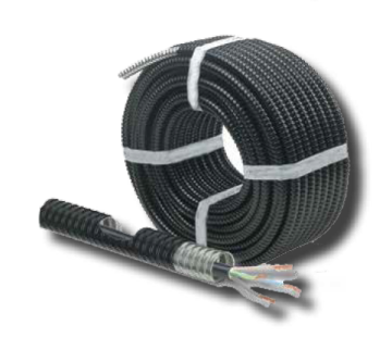 PVC İzoleli Galvaniz Spiral Borular KILAVUZ TELLİ