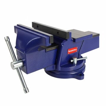 WORKPRO WP233006 125mm 360° Döner Tabanlı Örslü Profesyonel Tezgâh Mengene