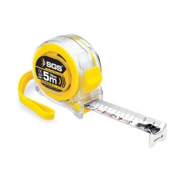 SGS2061 - 5 x 19 Şeffaf Şerit Metre - MID Kalibrasyon Onaylı