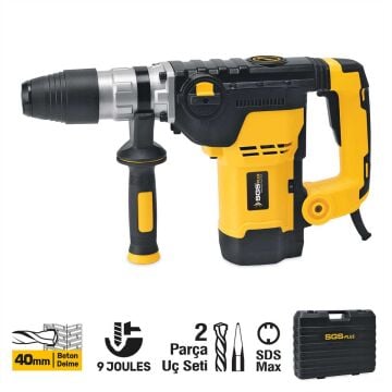 SGS5188 - SDS Max 9 Kg Hilti Kırıcı Delici Matkap 40mm - 1250 Watt - 9 Joule