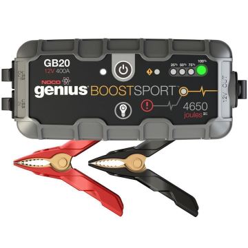 NOCO Genius GB20 12V 500Amp Ultrasafe Lityum Akü Takviye + Powerbank + Led Lamba