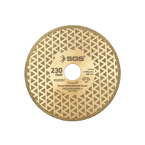 SGS2297 - VAKUM ELMAS MERMER KESİCİ 230MM