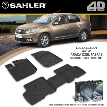 Dacia Logan 2013- Sonrası 4.5D Havuzlu Araba Paspası Sahler