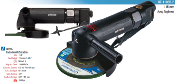 Rotake RT-1103B-P Havalı 115mm Avuç Taşlama Makinesi