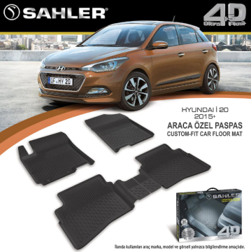 Hyundai İ20 2015-2019 Arası 4.5D Havuzlu Araba Paspası Sahler