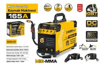 SGS5167 - 165 Amper İnvertör  Gazaltı Kaynak Makinesi