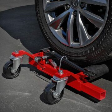 NT TOOLS 300mm Tekerlekli Mekanik Araç Taşıma Sehpası Krikosu 700 KG