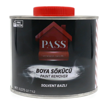 PASS 1/2 Güçlü Boya Sökücü Solvent Bazlı 375 ML (Paint Remover)