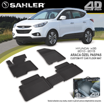 Hyundai iX35 2010-2015 Arası 4.5D Havuzlu Araba Paspası Sahler