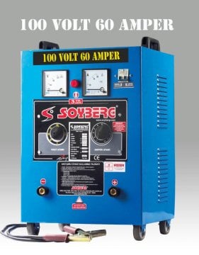 SOYBERG 8 Akülük Şarj Cihaz Makinası 60 Amper 100 Volt