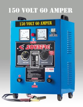 SOYBERG 12 Akülük Şarj Cihaz Makinası 60 Amper 150 Volt