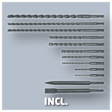 EİNHELL TC-RH 900 Kit SDS-Plus Kırıcı Delici 900 W
