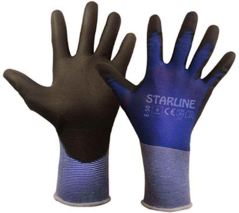 STARLİNE E-50 Naylon PU Eldiven (120 Çift)