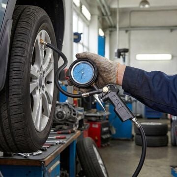 WORKPRO WP314063 16Bar Yağlı Basınç Göstergeli Profesyonel Havalı Lastik Şişirme Tabancası