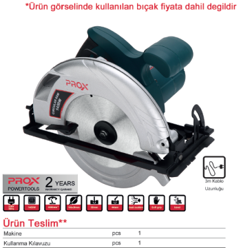 PROX Profesyonel Sunta Kesme 1450 Watt 185 mm