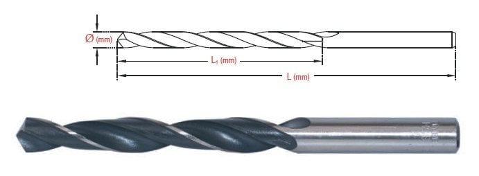 MAIER DIN338 HSS Haddeli Matkap Uçları 3,40 mm ( 10 Adet )