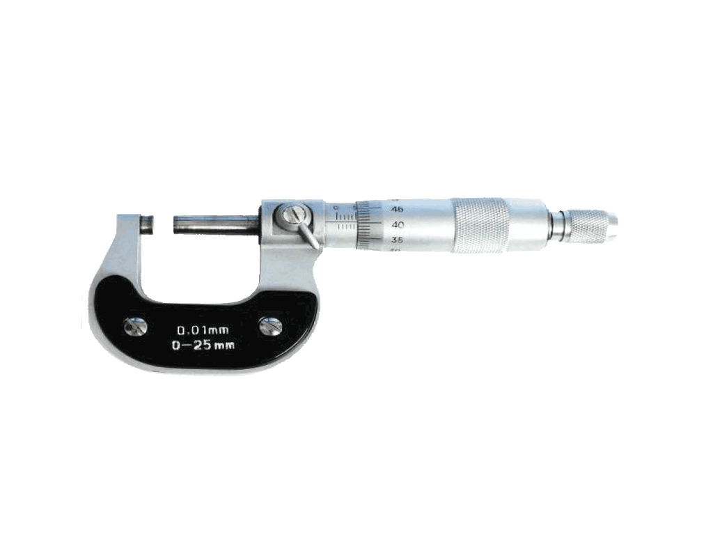 DW Krom Dış Çap Mikrometresi 0.01mm Hassasiyet
