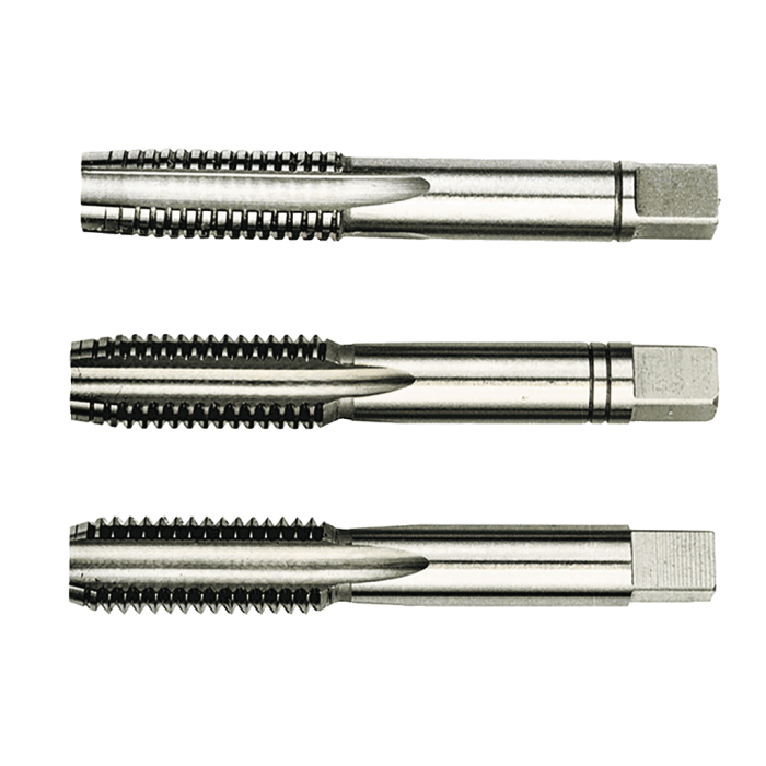 DIN 351 3 Parçalı Takım - Whitworth - HSS El Kılavuzları  BSW 7/32'' x 24